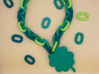 St. Patrick's day Hype necklace