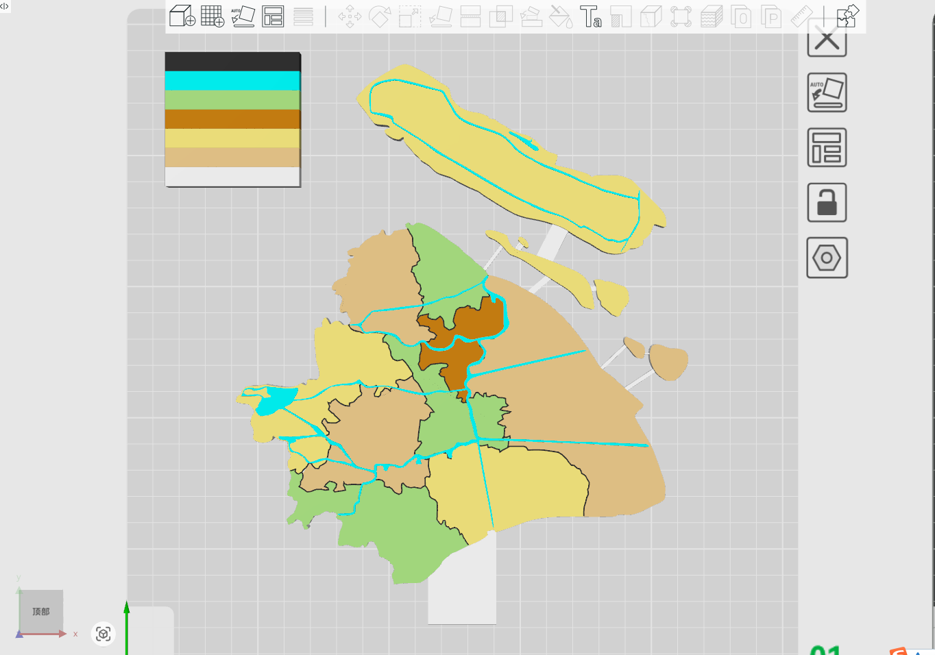 Miniatura 2 do modelo 3D 上海地图