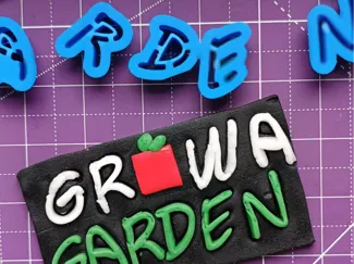 Cake Decoration Cutting Set ( Letters and Numbers)