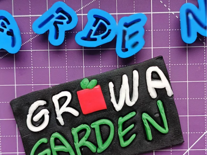 Cake Decoration Cutting Set ( Letters and Numbers)