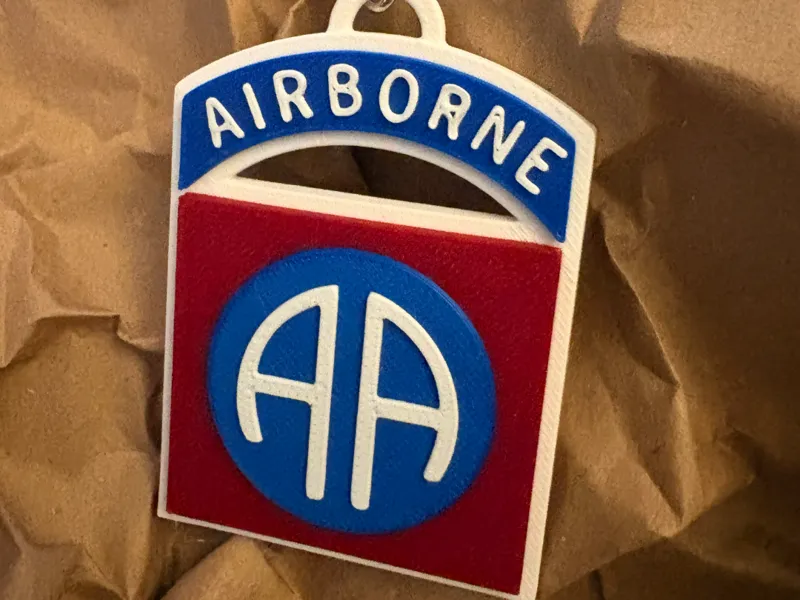 82nd Airborne Keychain