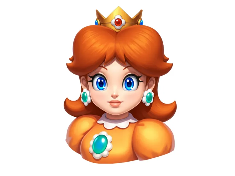 Princess Daisy Bust Base Included