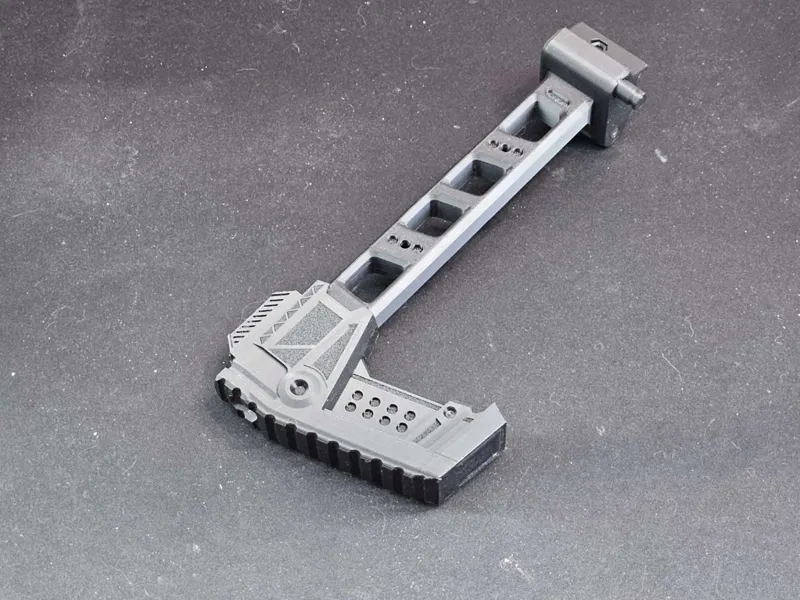 Custom Alpine Airsoft Fixed Folding Stock
