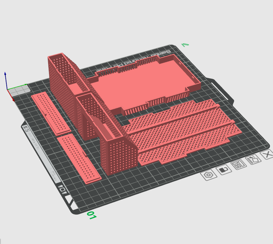 Miniatura 1 do modelo 3D 分子筛干燥盒干燥仓收纳盒干燥剂盒 米桶防潮箱专用