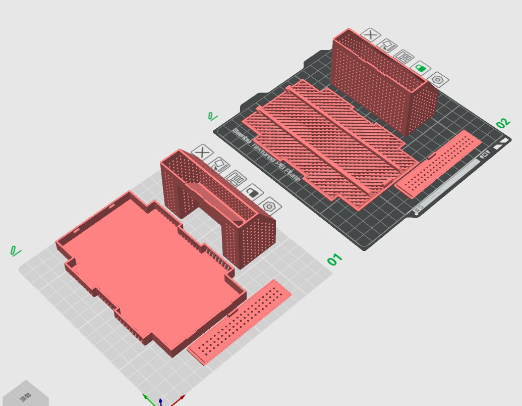 Miniatura 2 do modelo 3D 分子筛干燥盒干燥仓收纳盒干燥剂盒 米桶防潮箱专用