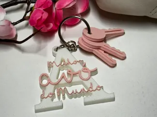Melhor Avo do Mundo Charm Keychain