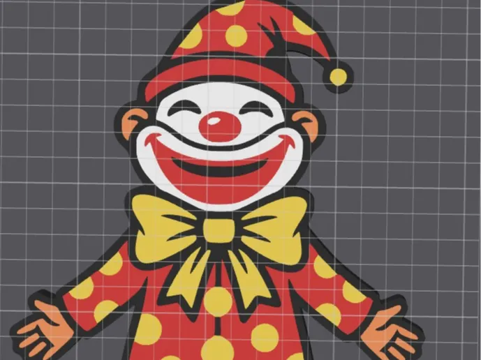 Clown Aufsteller