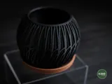 Minimalist Planter with Patterned Design