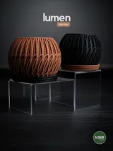 Minimalist Planter with Patterned Design