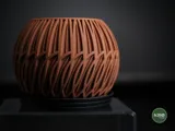 Minimalist Planter with Patterned Design