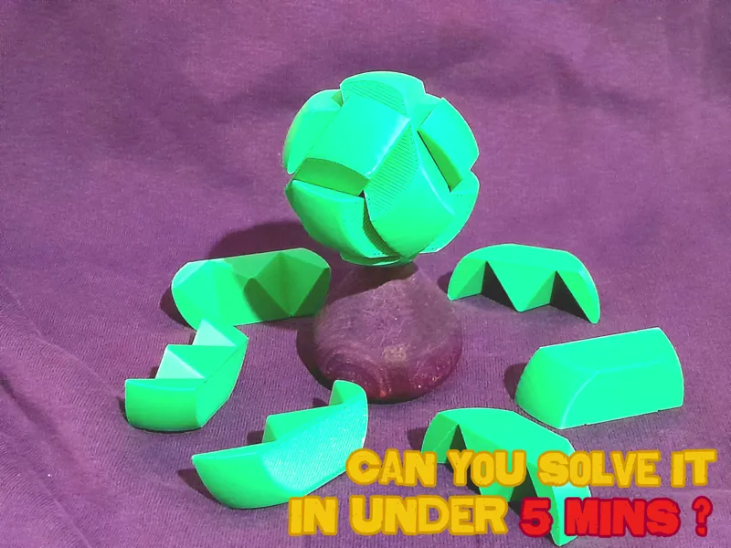 Gyro Ball Sphere Puzzle
