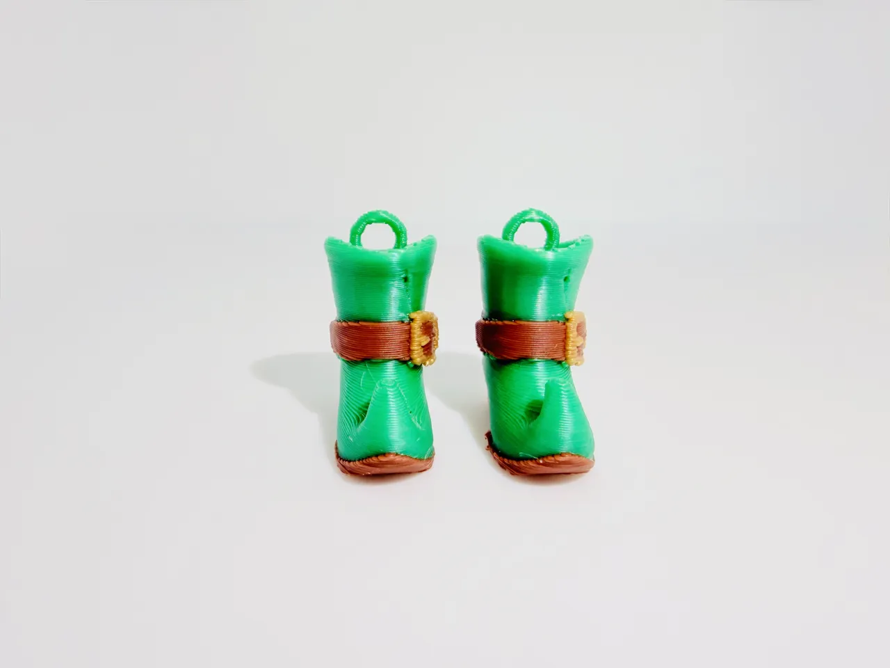 Lucky Leprechaun Boot Dangle Earrings view 2