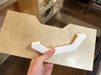 Drawer Pull Router Template