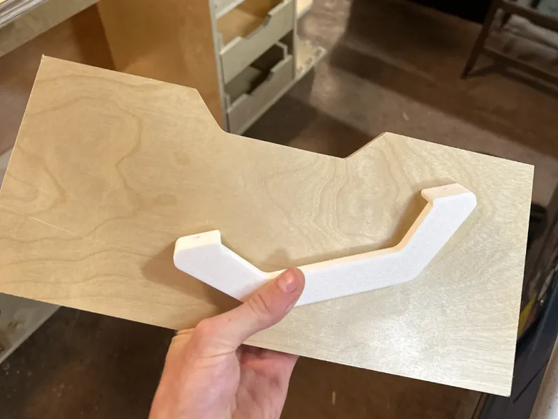 Drawer Pull Router Template