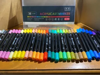 36 COLOUR ACRYLIC ART MAKER HOLDER