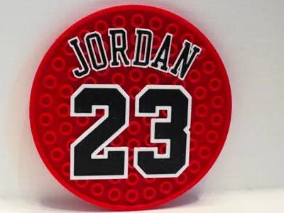 Michael Jordan 23 Bulls Jersey Anti Drip Coaster