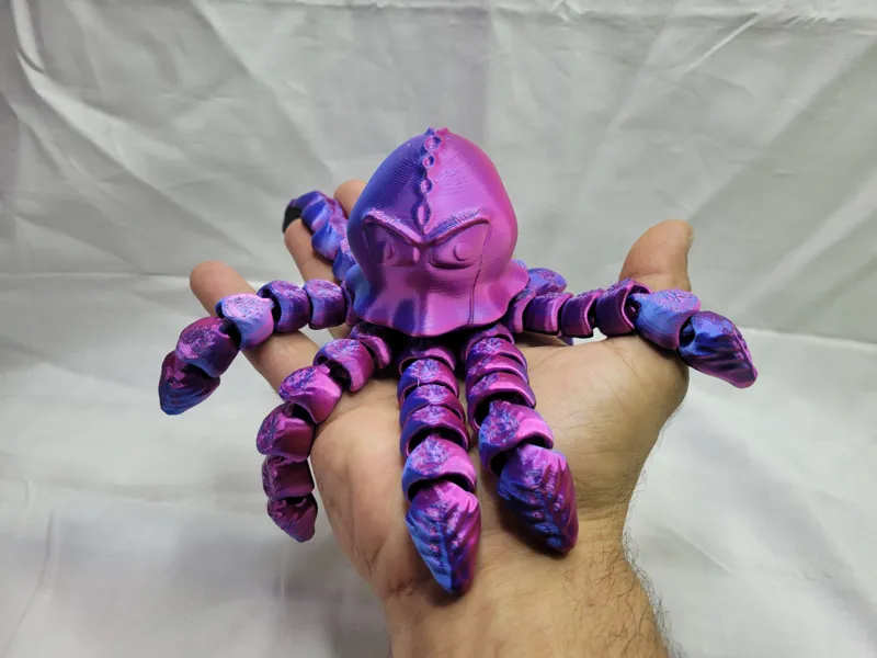 AUGGY - THE Angry Octopus -Flexi OCTO w/ Tentacles