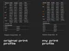 40% less filament changes (66 → 39) + reduced print time
