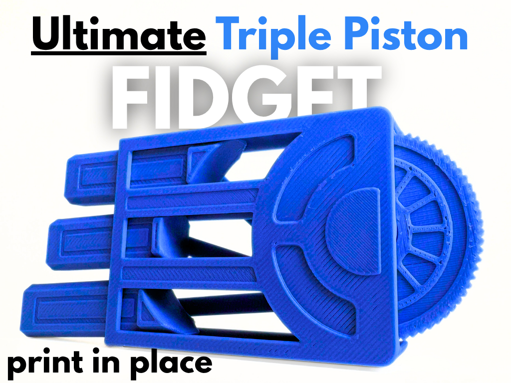 Triple Piston Gear Fidget