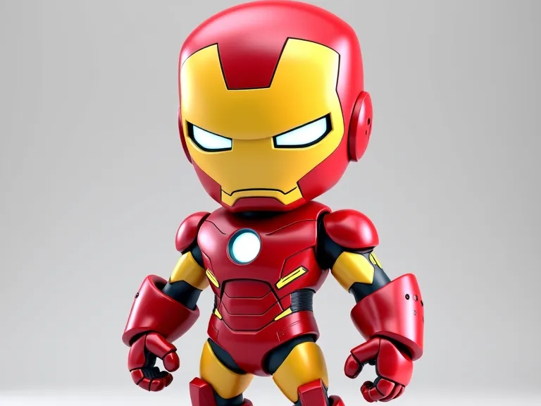 Iron Man Chibi PrintMon Figure 