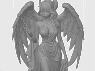 Halloween Dark Female Angel