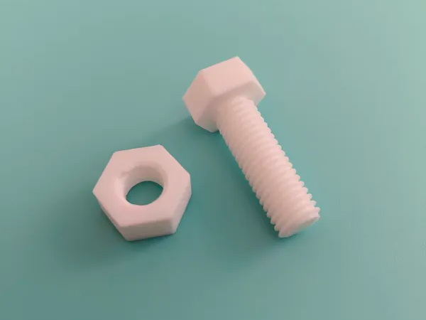 Parametric screw and nut generator
