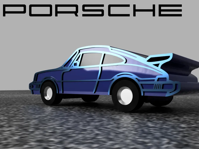 Print-in-Place Porsche