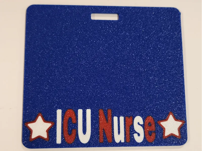 USA ICU Nurse and PCA Badge Buddies