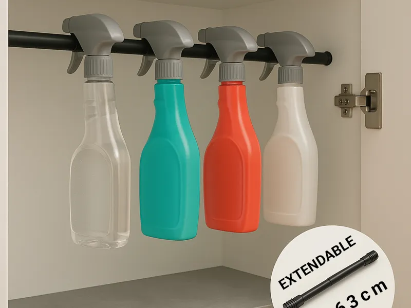 Spray Bottle Holder for Kitchen Cabinet