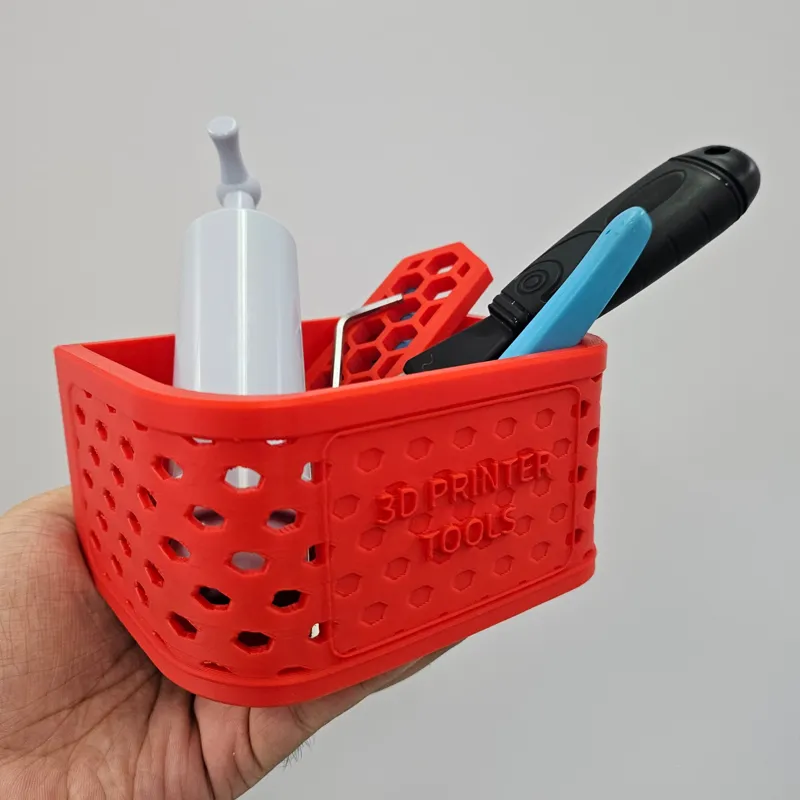 3D Printer Tools Box with Label. [customize size]