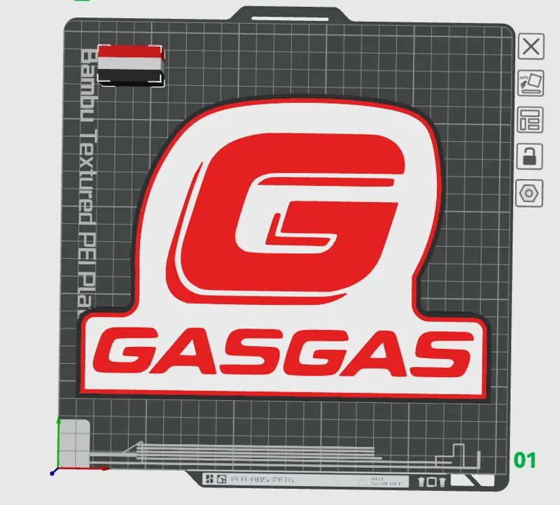 GASGAS LED Leuchte