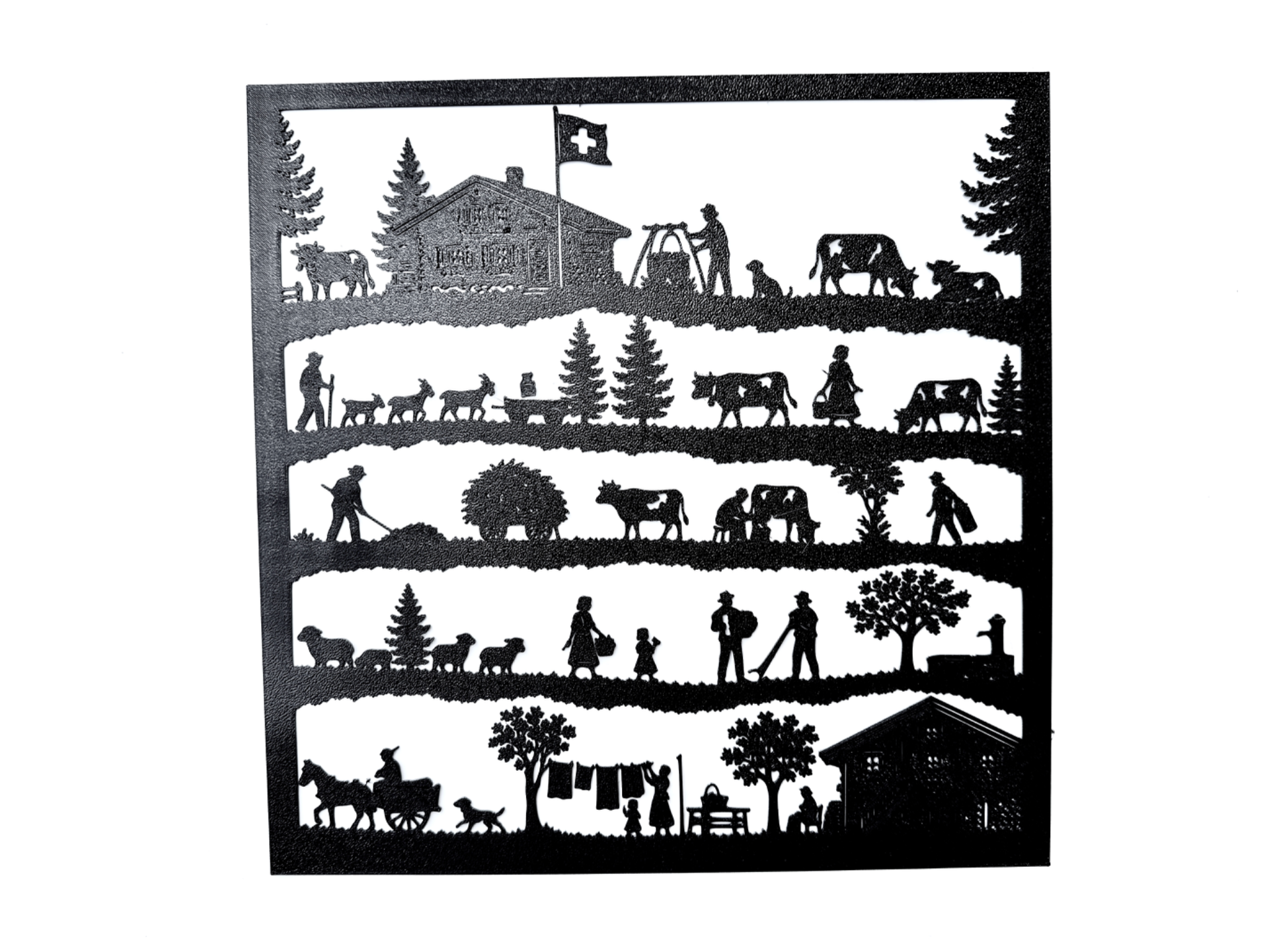 Swiss Poya wall art decoration