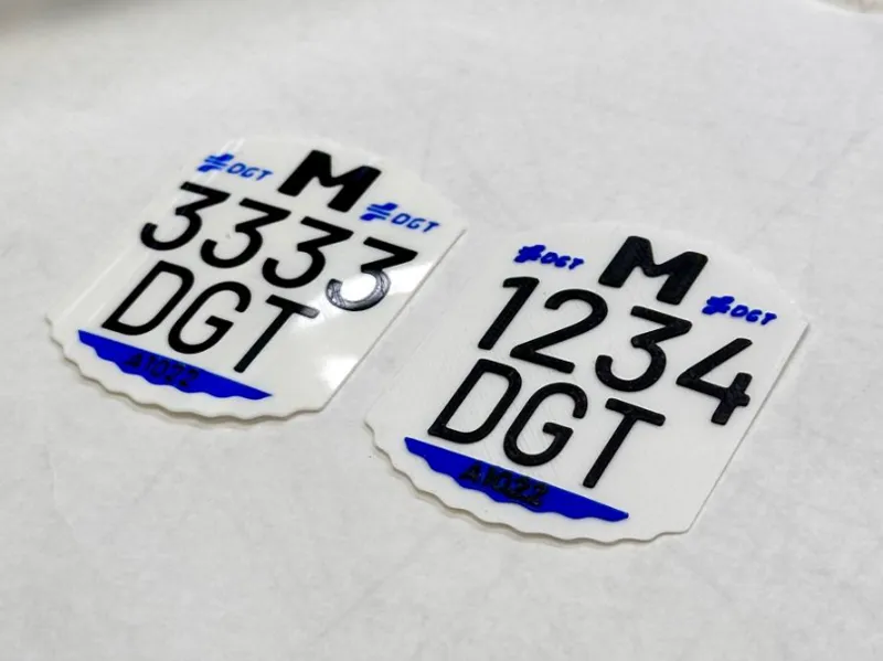Matricula personalizable para Patinete eléctrico