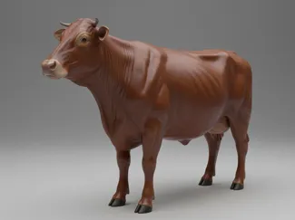 realistic cow