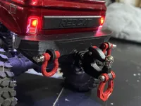 Rear bumper w/hitch mount