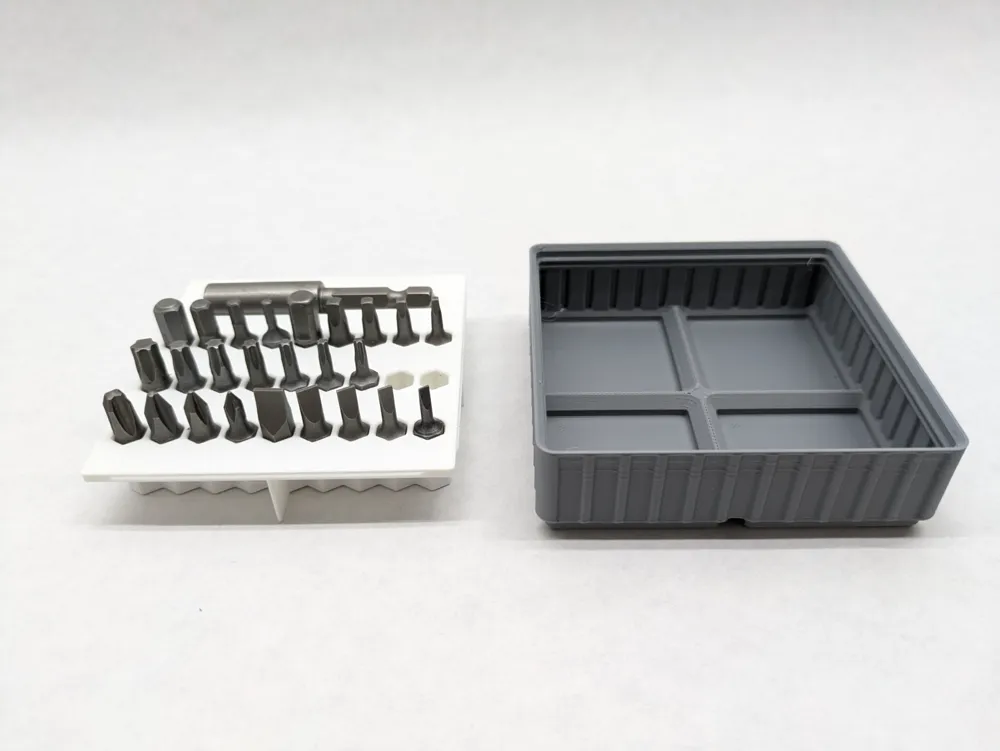 1/4" Bit Holder Gridfinity Light Insert Remixed by tacgriz - MakerWorld