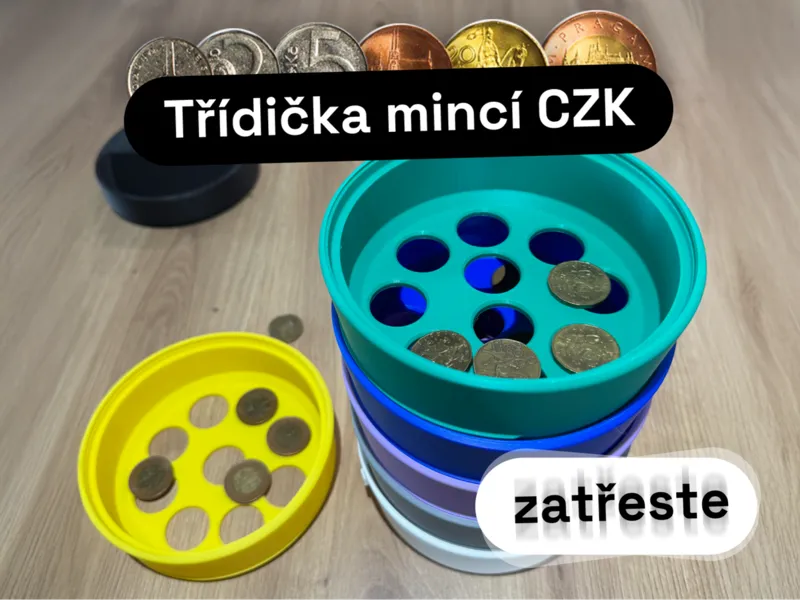 CZK Coin Sorter – Czech Currency Organizer