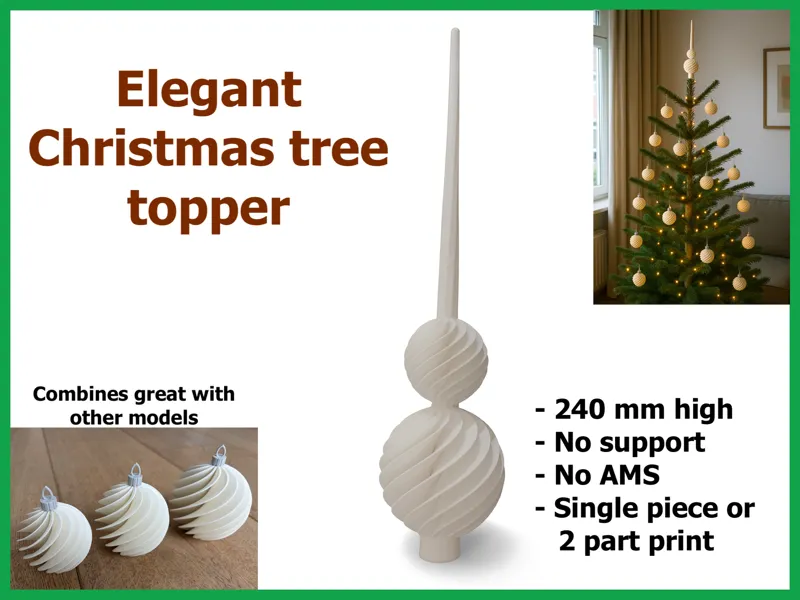 Christmas tree topper