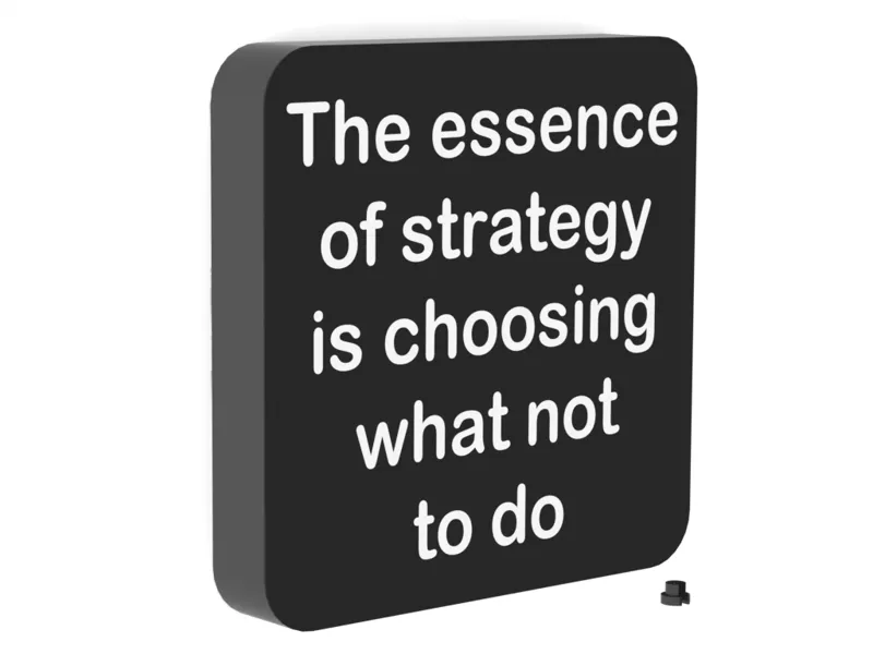 QUOTE Lightbox: Essence of strategy