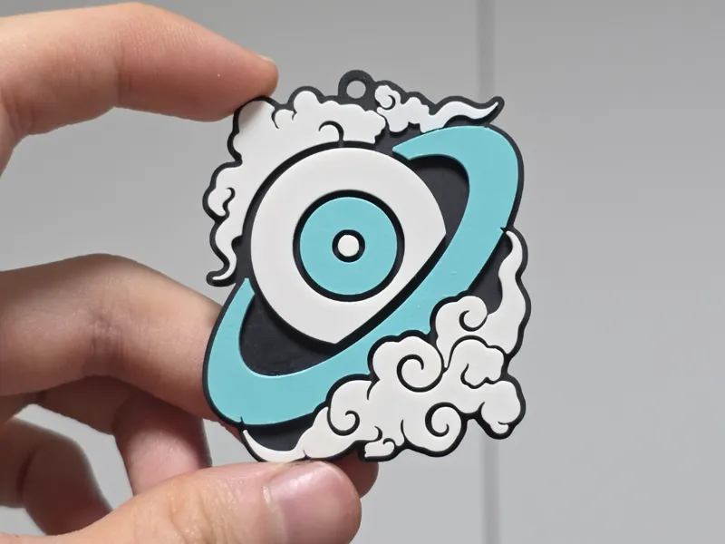 Limbus Company - Hong Lu Logo Keychain