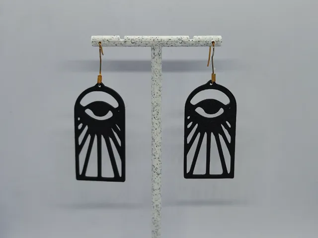 Aretes El Portal del Ojo de Ra
