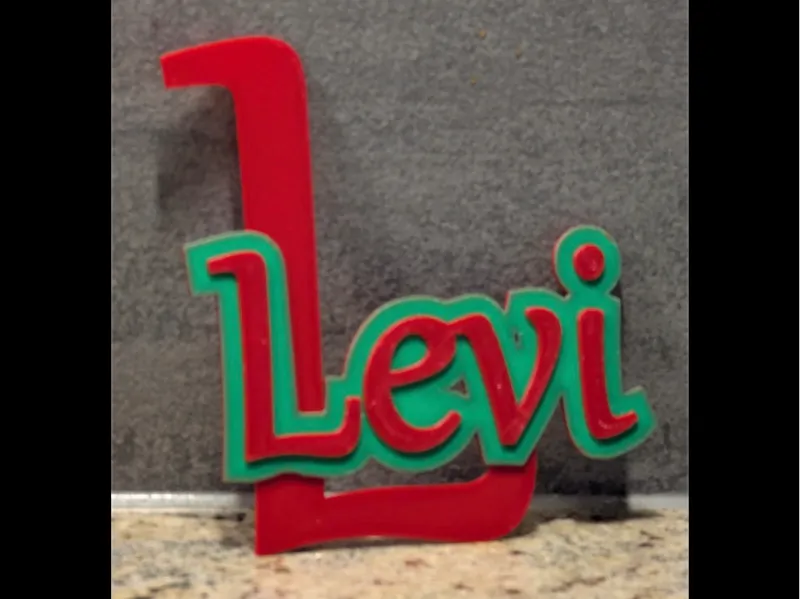 Levi Door Sign