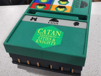 3D Catan Case Cities & Knights Remix