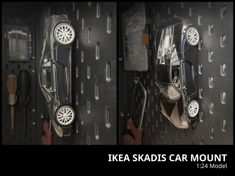 IKEA Skadis 1:24 Model Car Mount