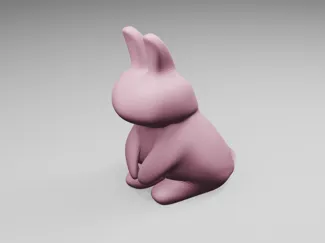 うさぎのスマホ置き　Rabbit phone stand