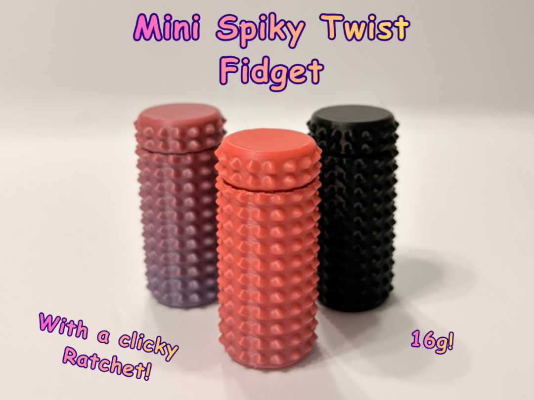 Mini Spiky Ratcheted Twist Fidget