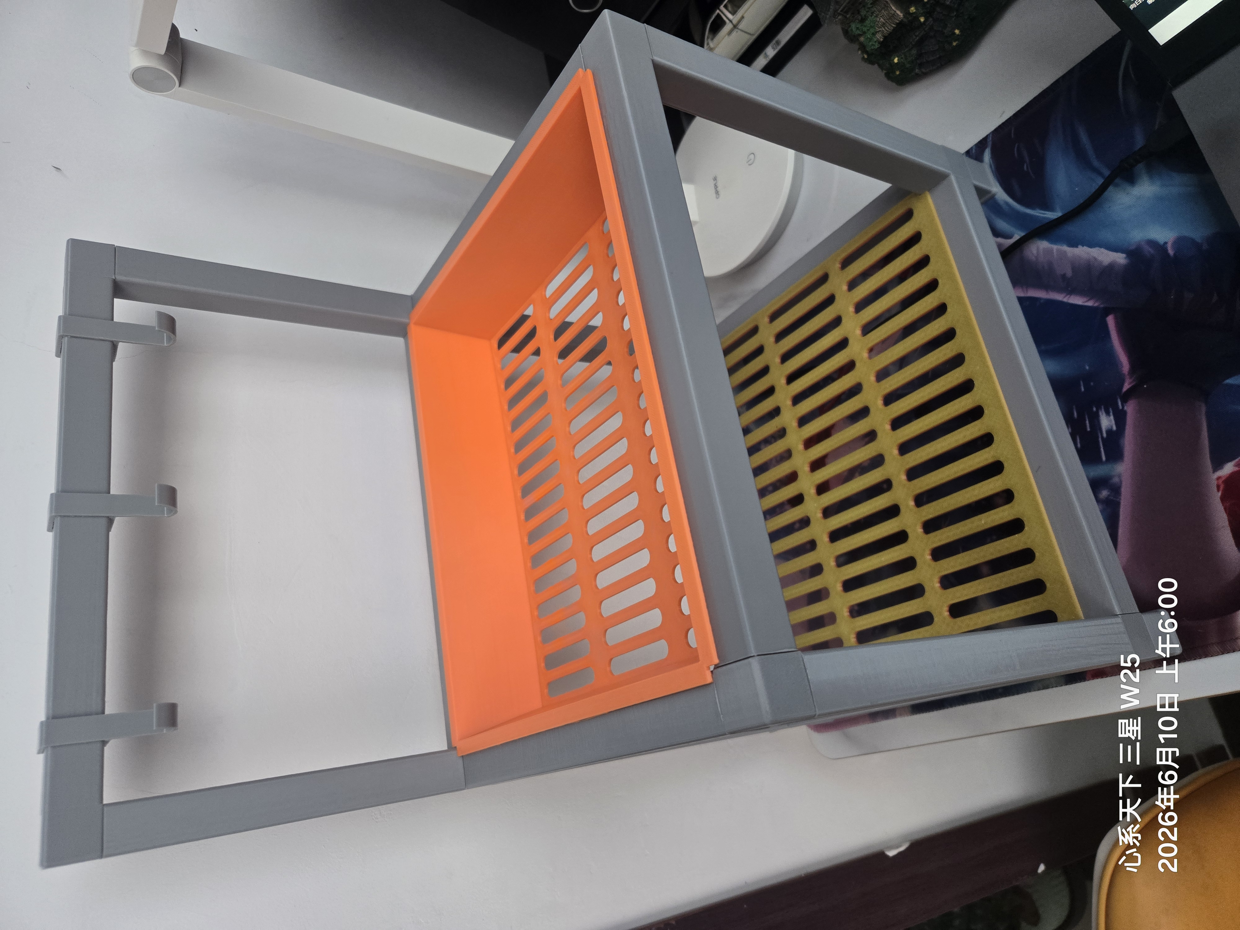 Miniatura 2 do modelo 3D 自由组合置物架DIY