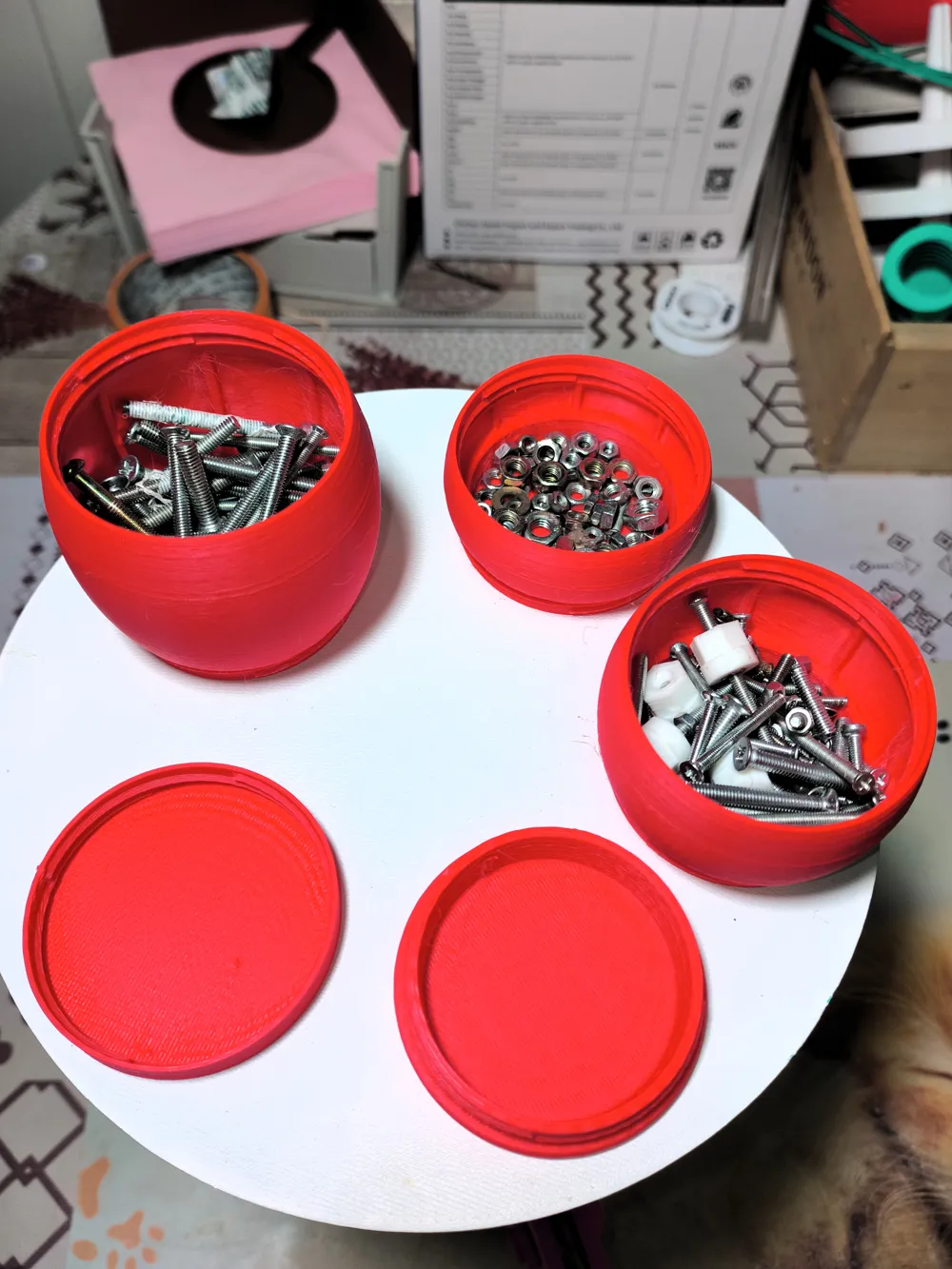 Modular Stackable Organizer Jars V2 - Free 3D Print Model - MakerWorld