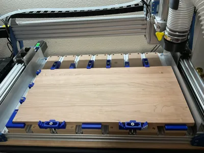 Clamps and blocks for CNC machine
