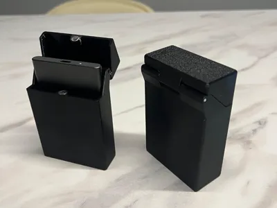 Storage Box / Cigarettes Box with hinge lid